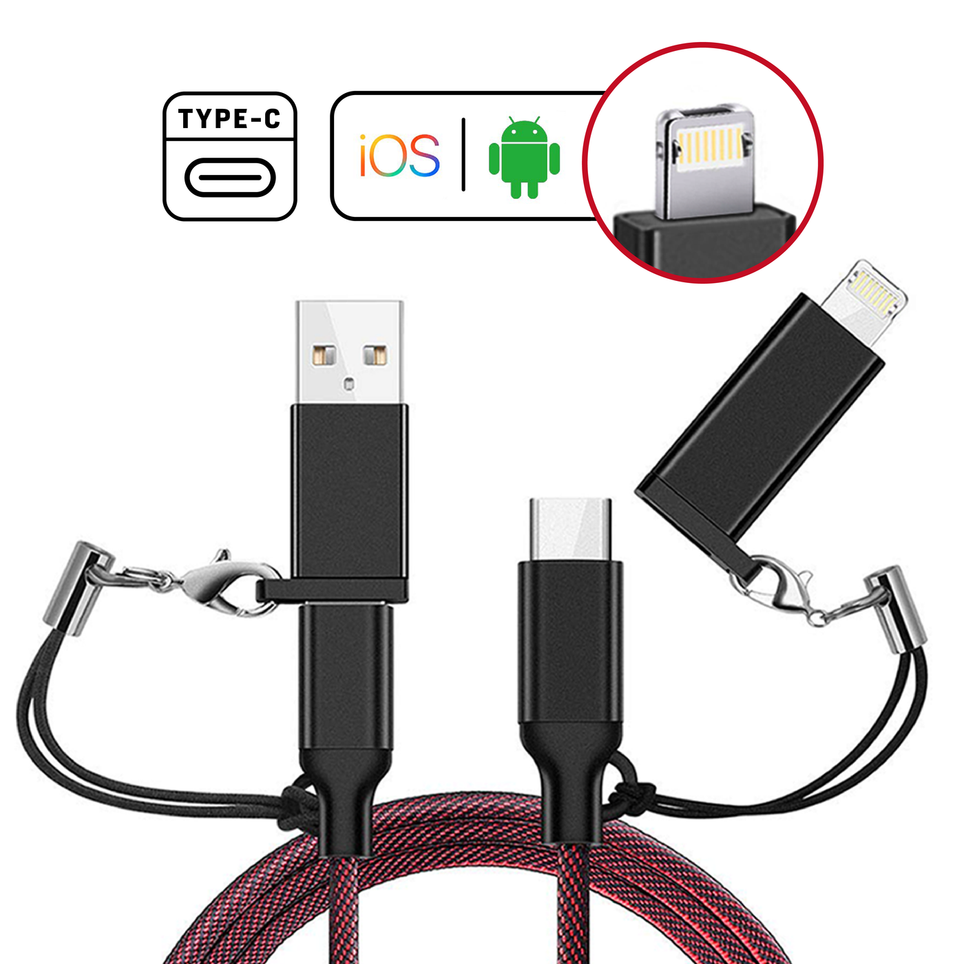 Charging Cables  iPhone, Android, and USB-C Charging Cords